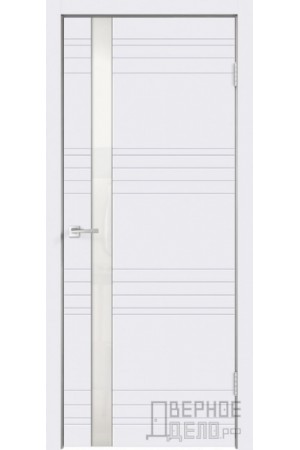 Межкомнатная дверь Scandi N Z1 ПО Лакобель белое Эмаль белая от производителя VellDoris